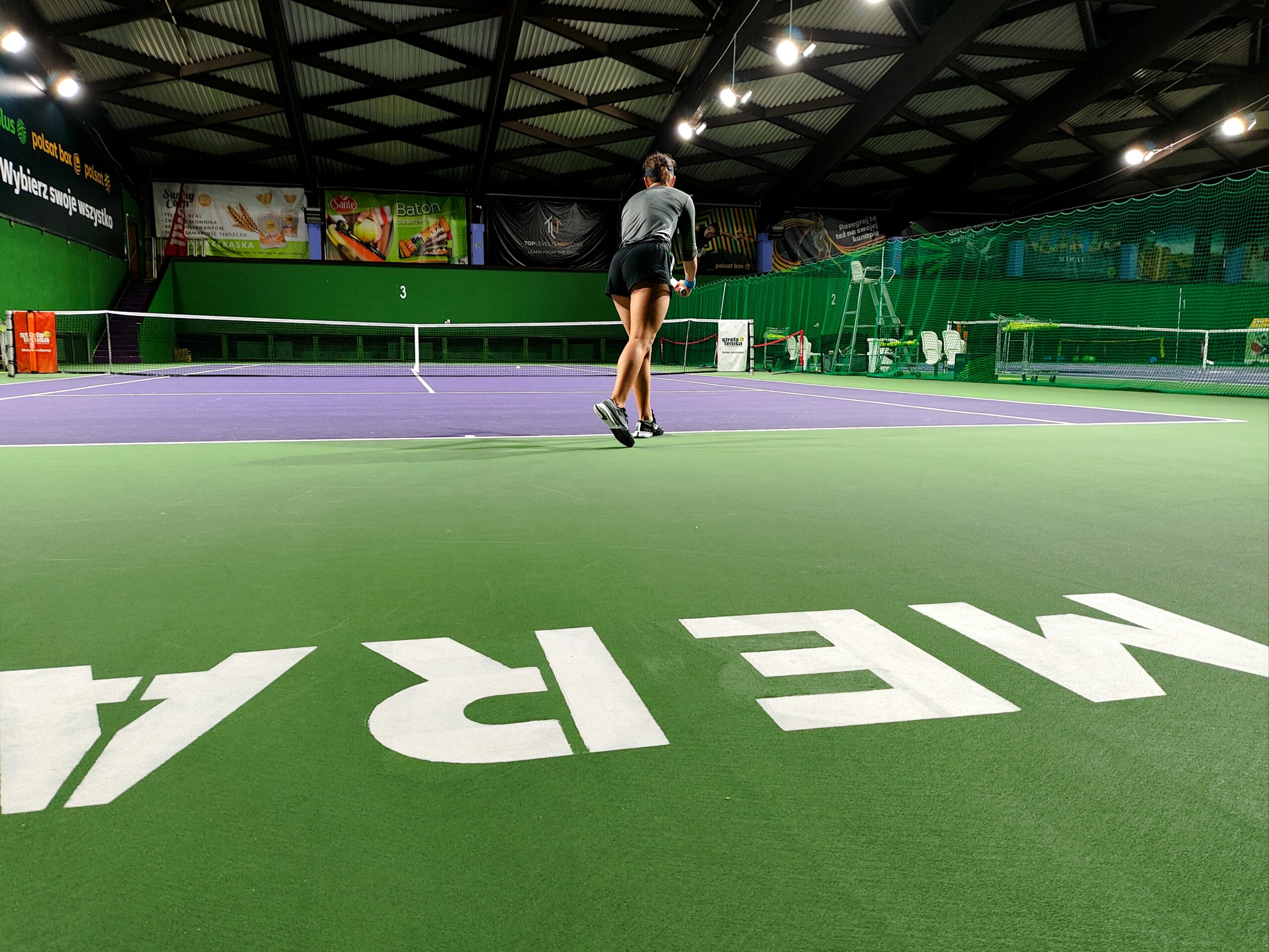 Weronika Falkowska à l'entraînement au WKT Mera.